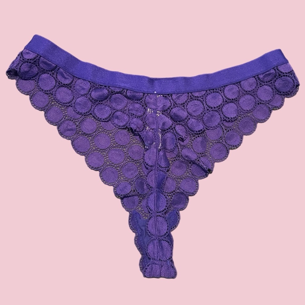 Savage X Fenty Purple Lace Panties π - Picture 2 of 6